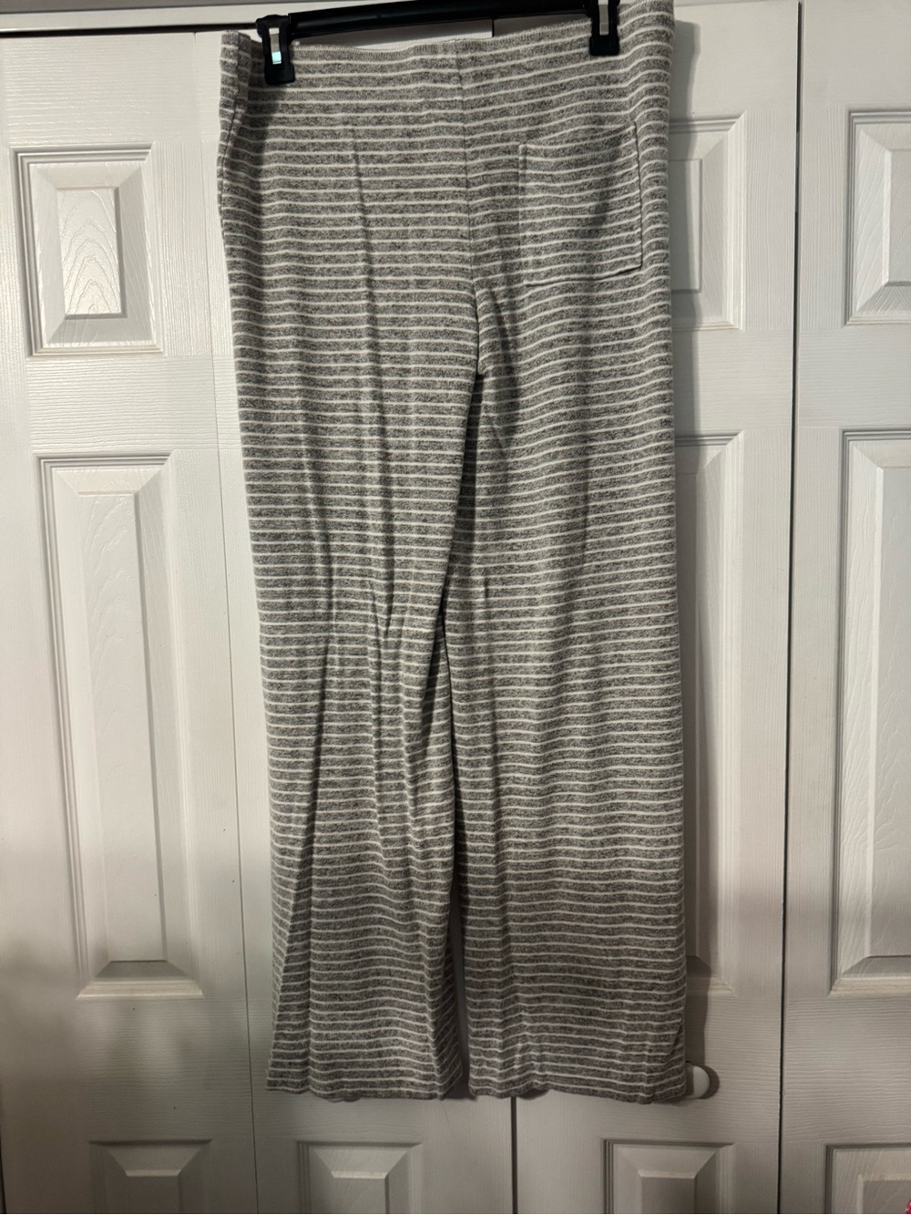 boxercraft Gray and White Striped Men’s Lounge Joggers - Picture 2 of 3